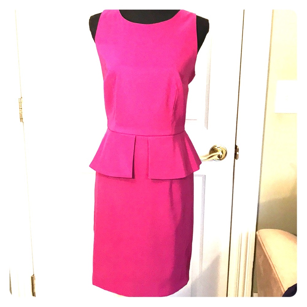 NWOT. AGB Peplum Dress.